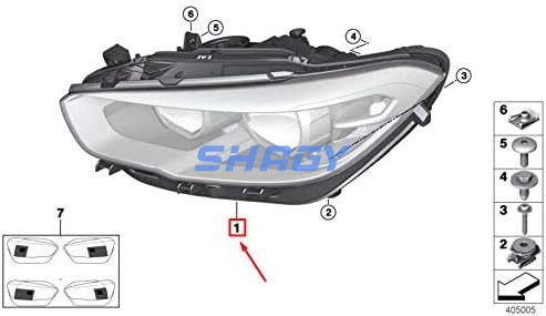 برای Bmw سری 1 63117358392Bmw F20 چراغ های جلو